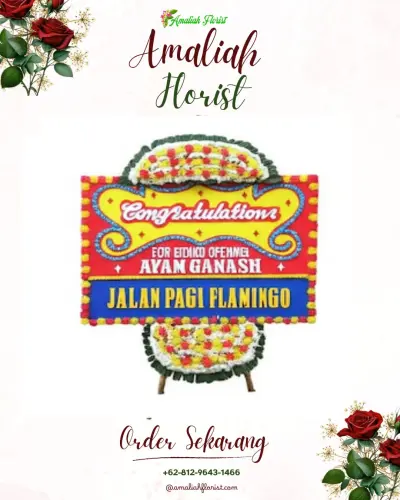 Bunga Papan Congratulation di Tenjolaut